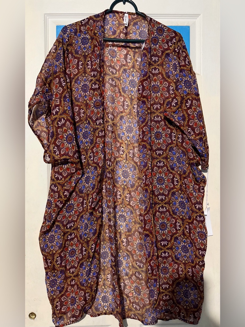 Boho Floral Medallion Cardigan
